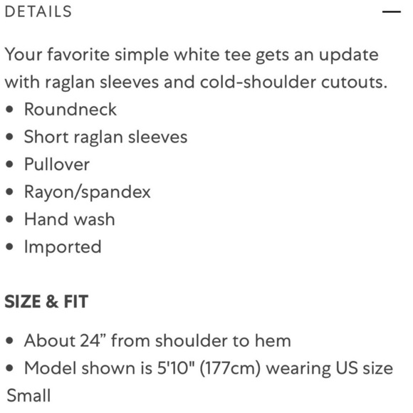 Lovestitch white cold shoulder t-shirt SM S small NEW NWT - Picture 4 of 4